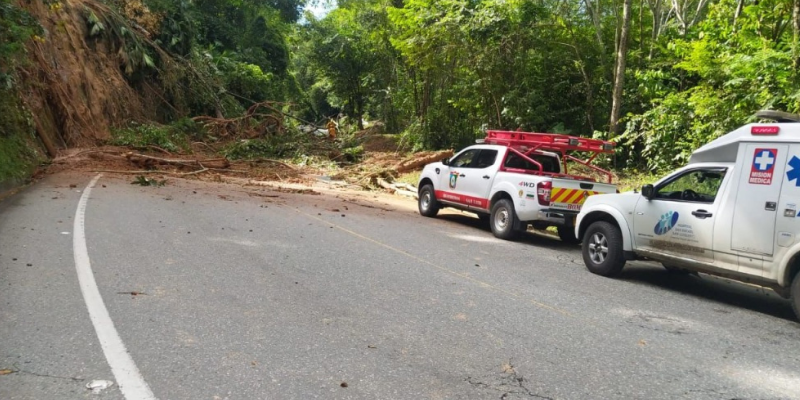 Deslizamientos en Antioquia.