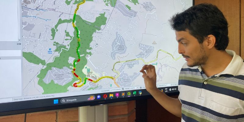 Investigadores de la Universidad de Medellín desarrollaron un software que analiza las velocidades de la doble calzada de Las Palmas.